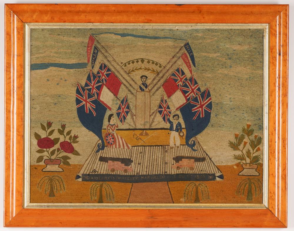 ADMIRAL NELSON MEMORIAL WOOLWORK