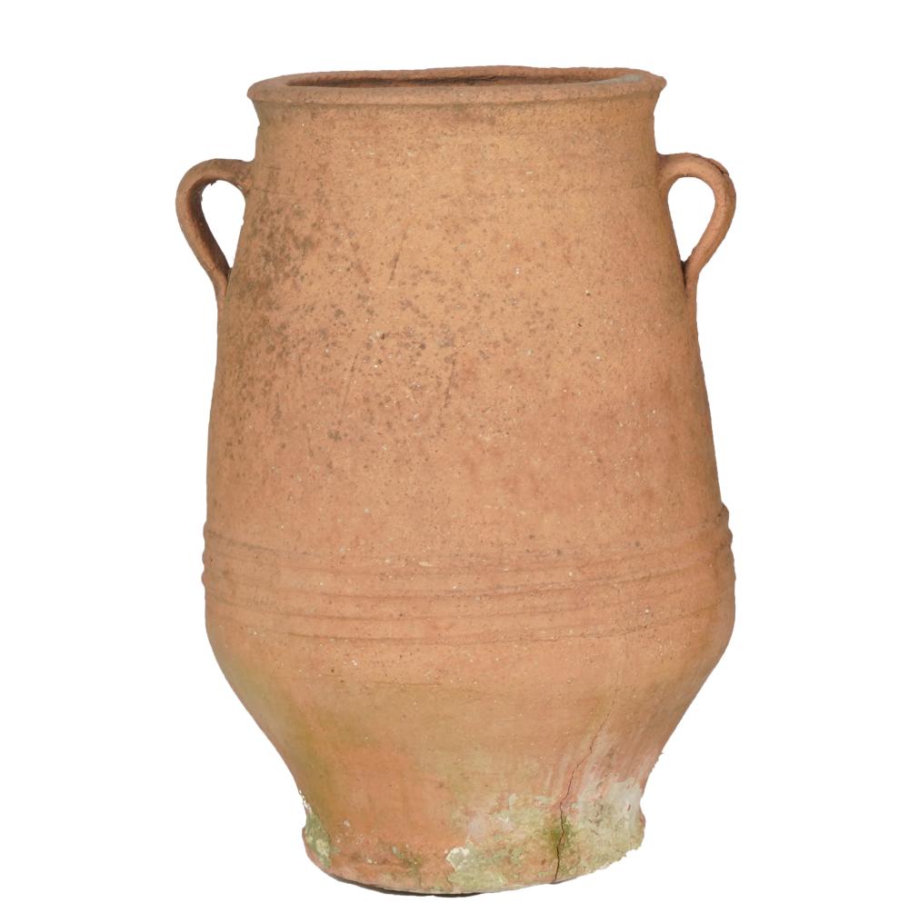 TERRACOTTA POTTERY GARDEN URNunsigned  331ad5