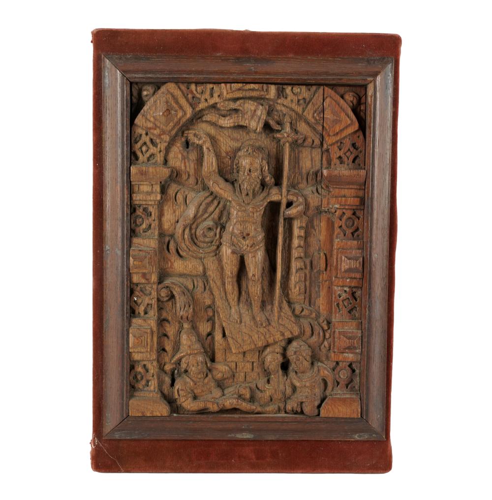 FLEMISH RELIEF CARVED PANEL OF 331ae3
