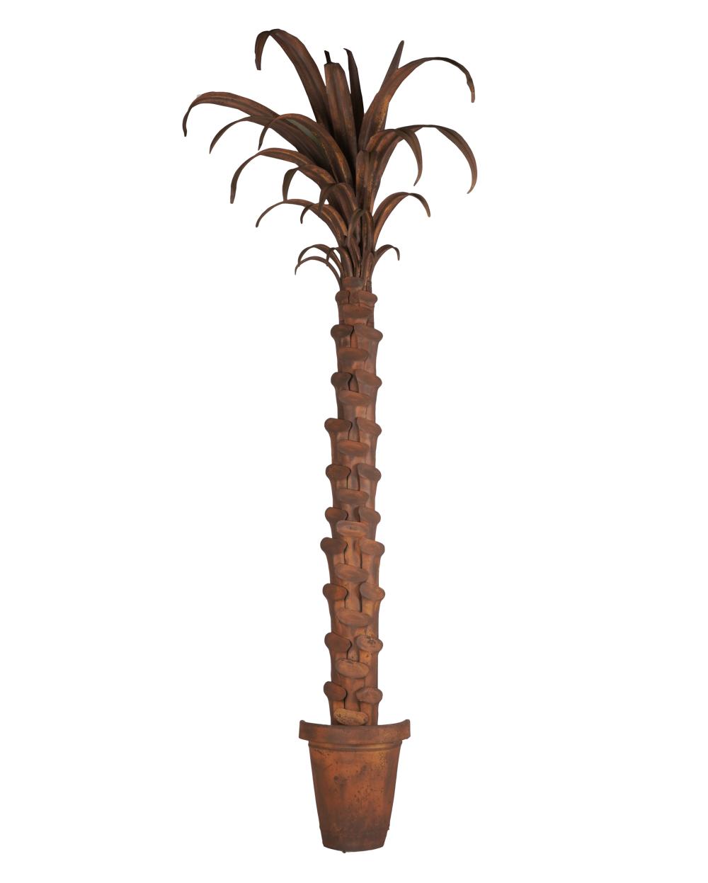 MID CENTURY TOLE PALM TREE WALL 331ae8