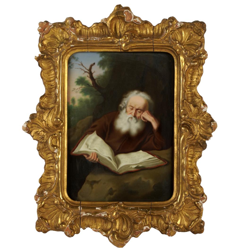 CONTINENTAL PAINTED PORCELAIN PLAQUE 331b22