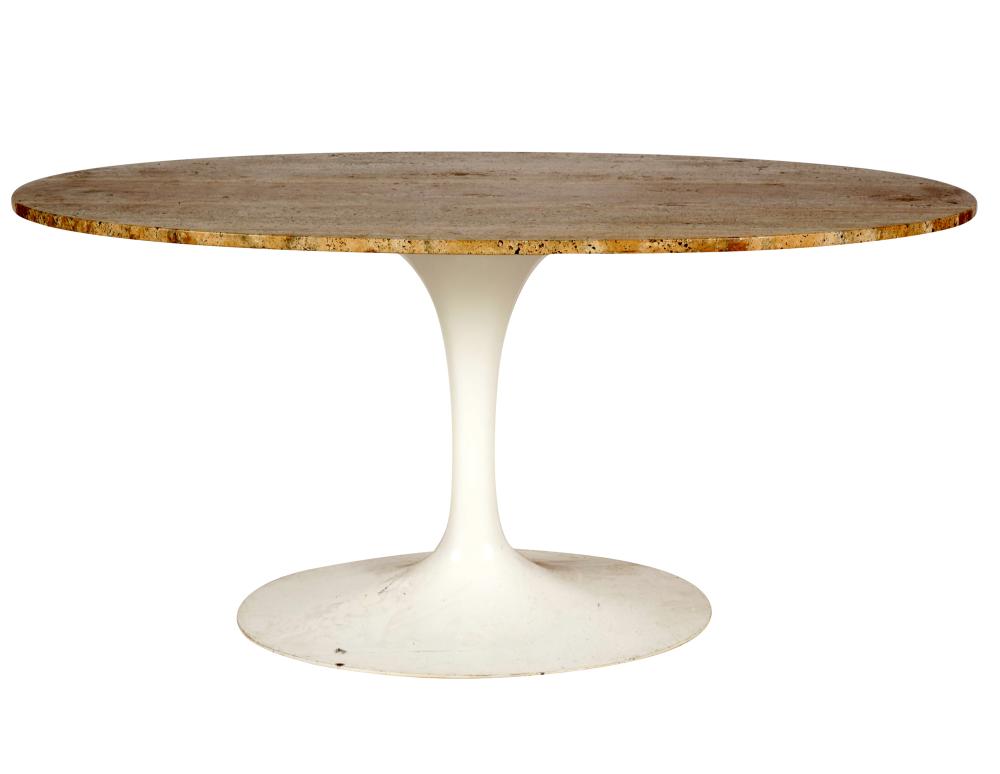 SAARINEN STYLE TULIP DINING TABLEunsigned  331c09