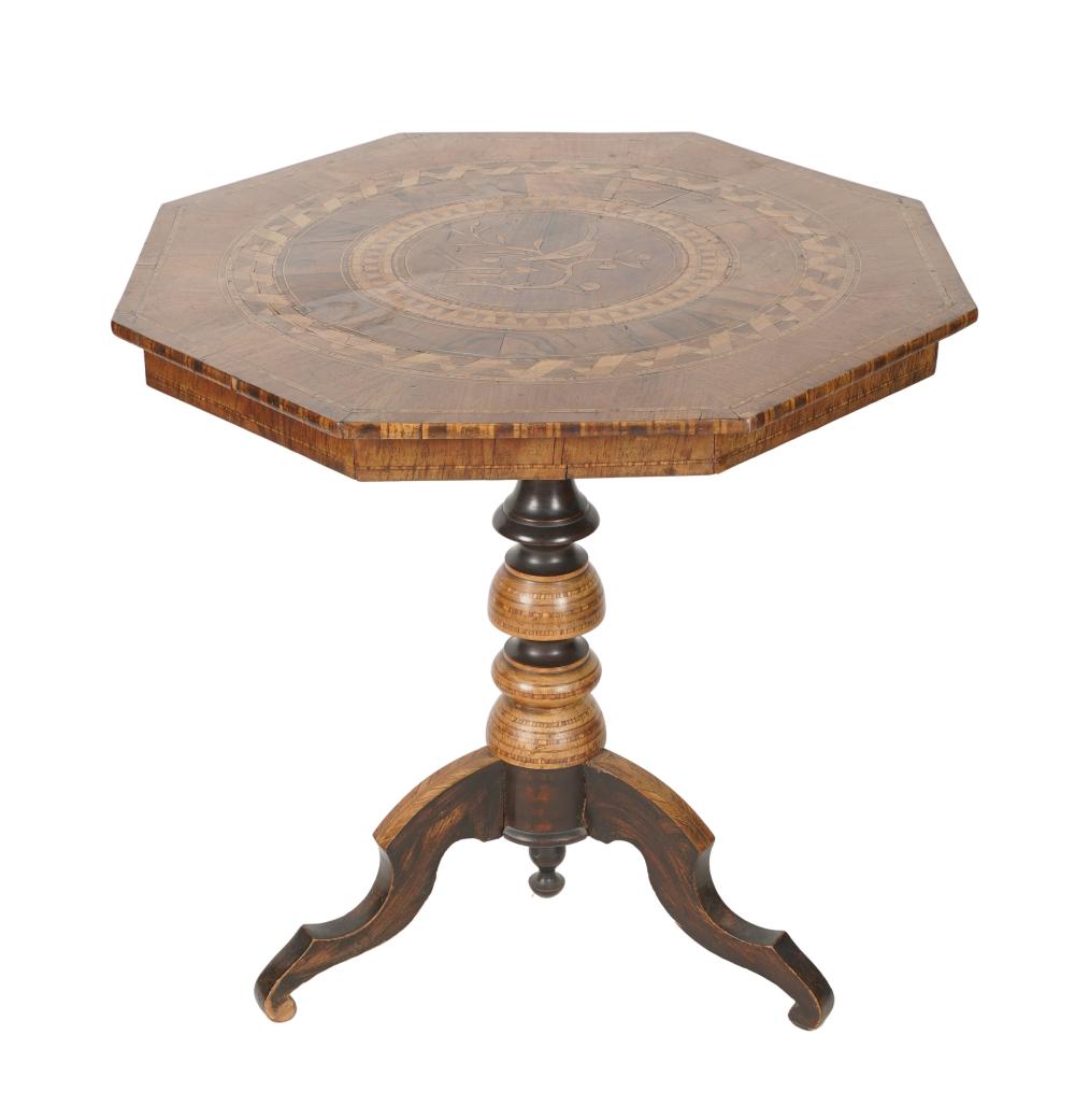 ANGLO INDIAN MARQUETRY TRIPOD TABLEthe 331c24