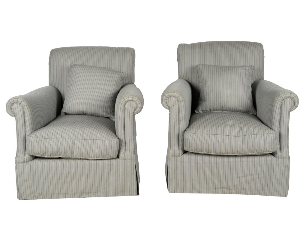 PAIR OF MICHAEL SMITH CLUB CHAIRSwith 331c5b