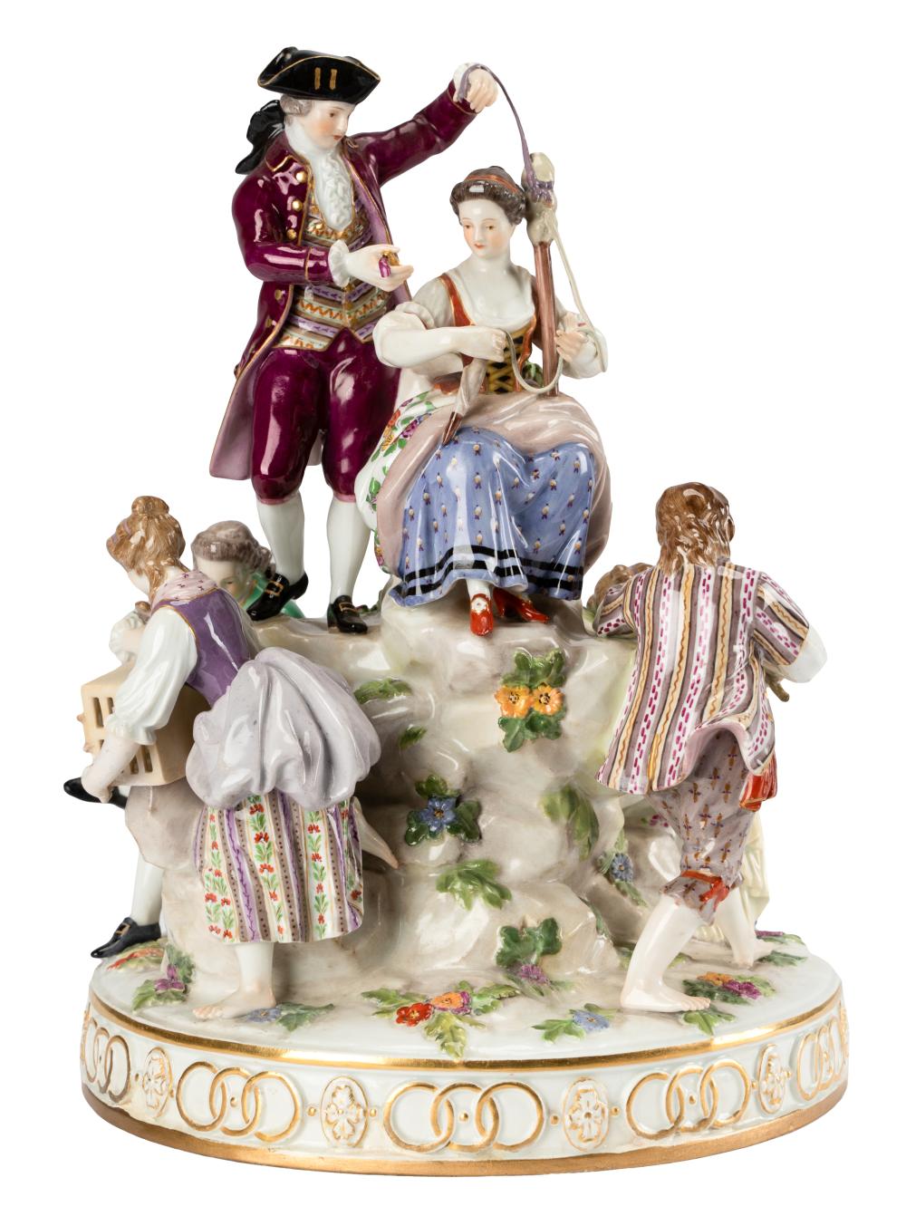 MEISSEN PORCELAIN FIGURAL GROUPdepicting 331cc7