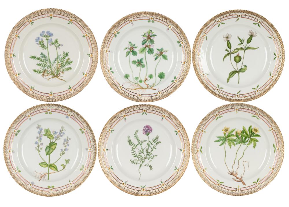 SIX ROYAL COPENHAGEN FLORA DANICA  331d19