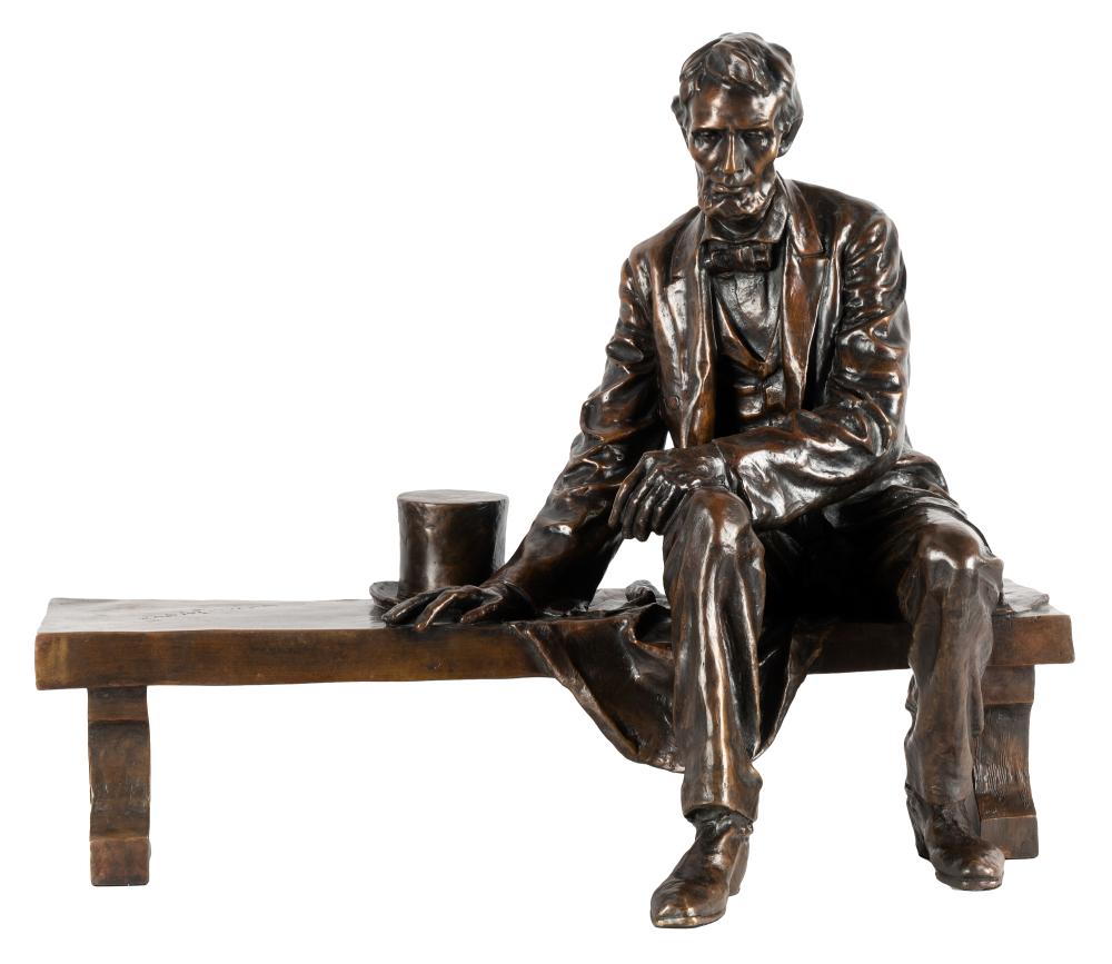 AFTER GUTZON BORGLUM (1867 - 1941)Seated