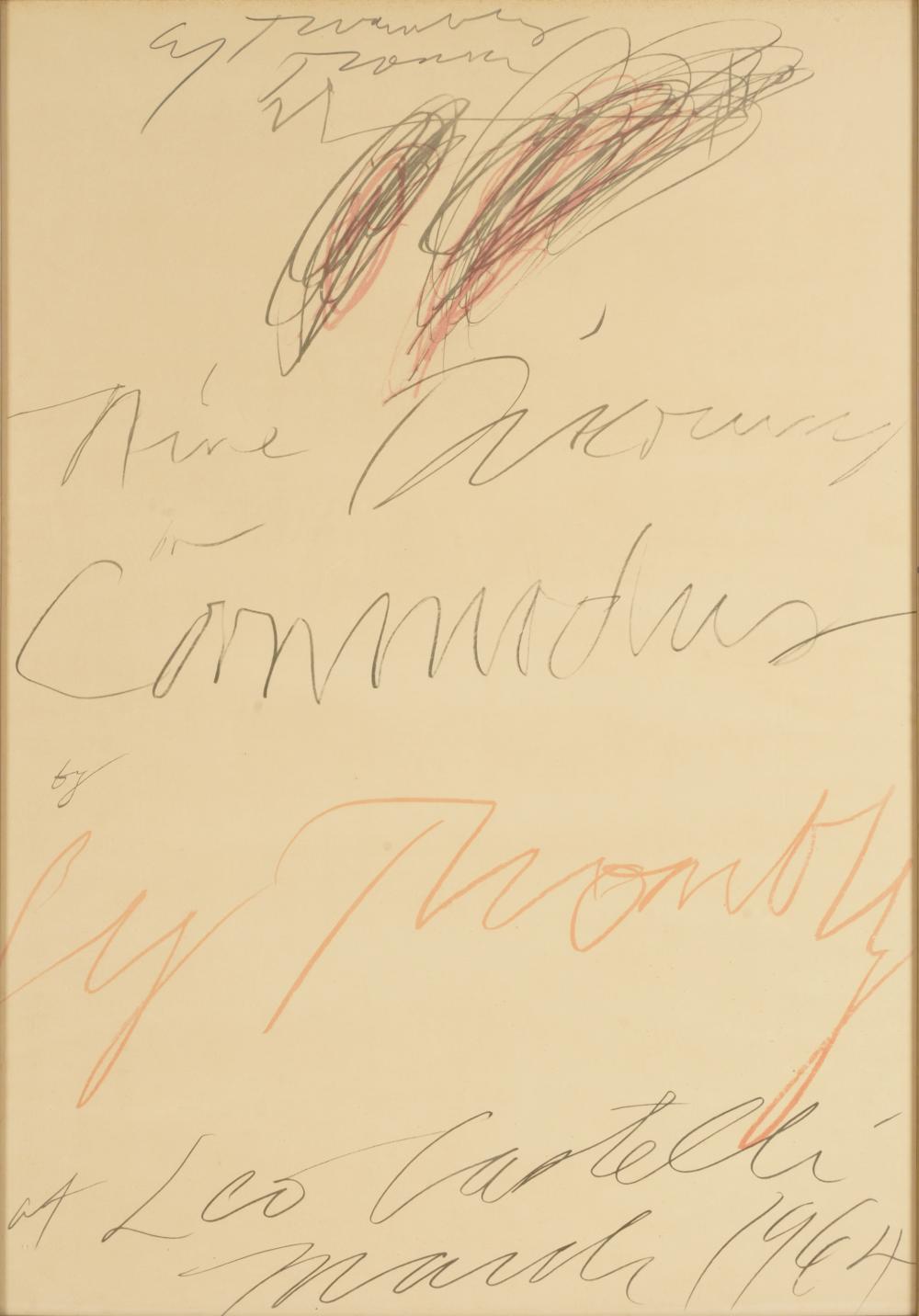 CY TWOMBLY (1928 - 2011)Nine Discourses