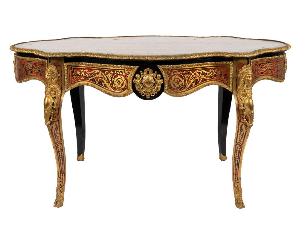 BOULLE STYLE INLAID SALON TABLEwith 331dd0