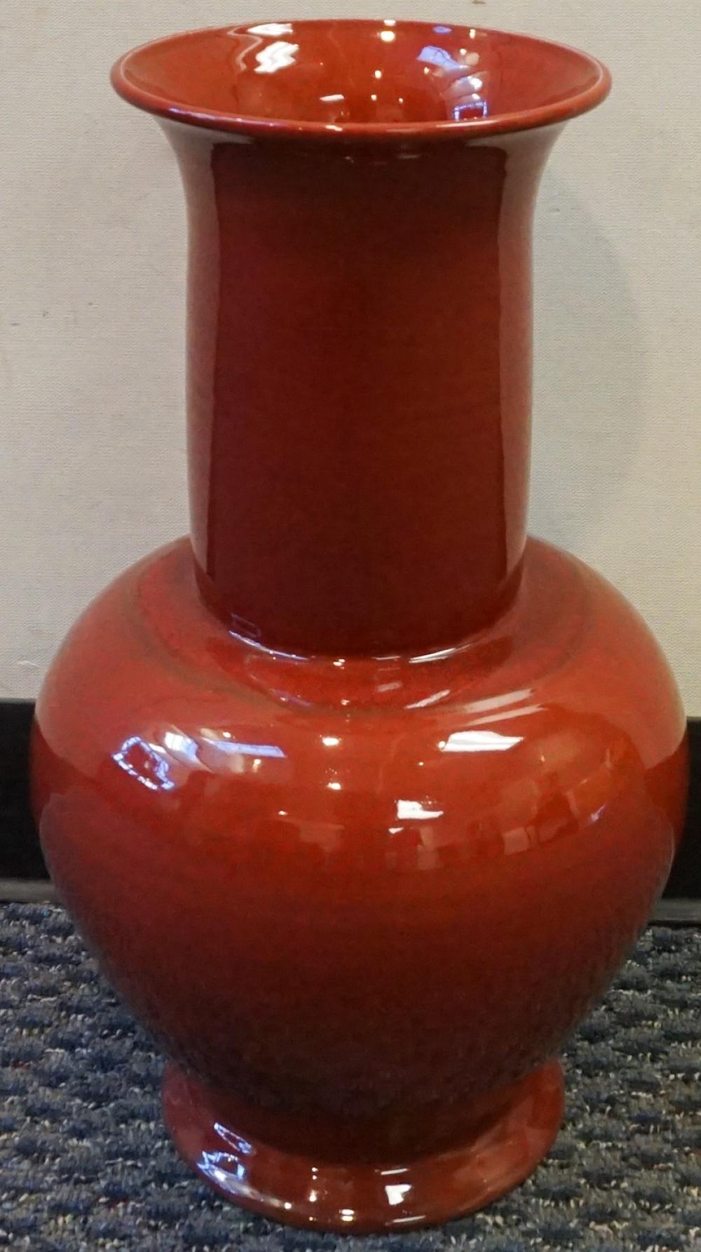 ASIAN SANG DE BOEUF VASE H 21 32f6e9