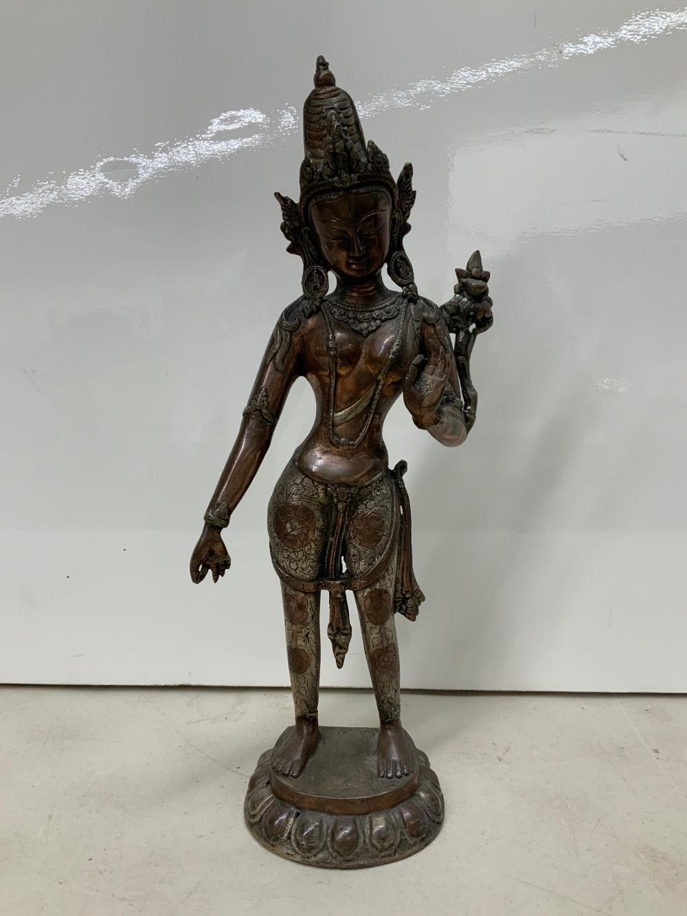 SINO TIBETAN COPPER ALLOY FIGURE 32f6f4