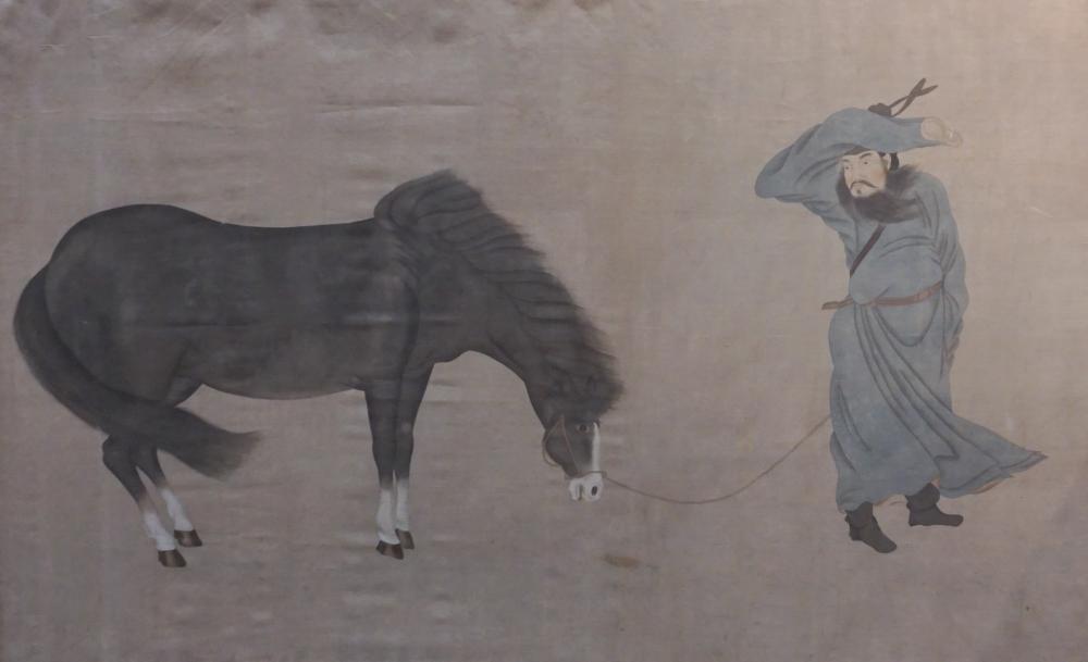 CHINESE, 20TH CENTURY, HORSE AND