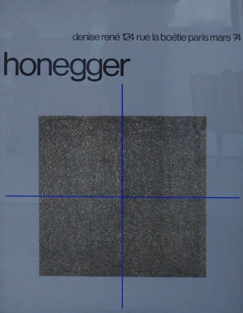HONEGGER REPRODUCTION POSTER FRAME  32f751