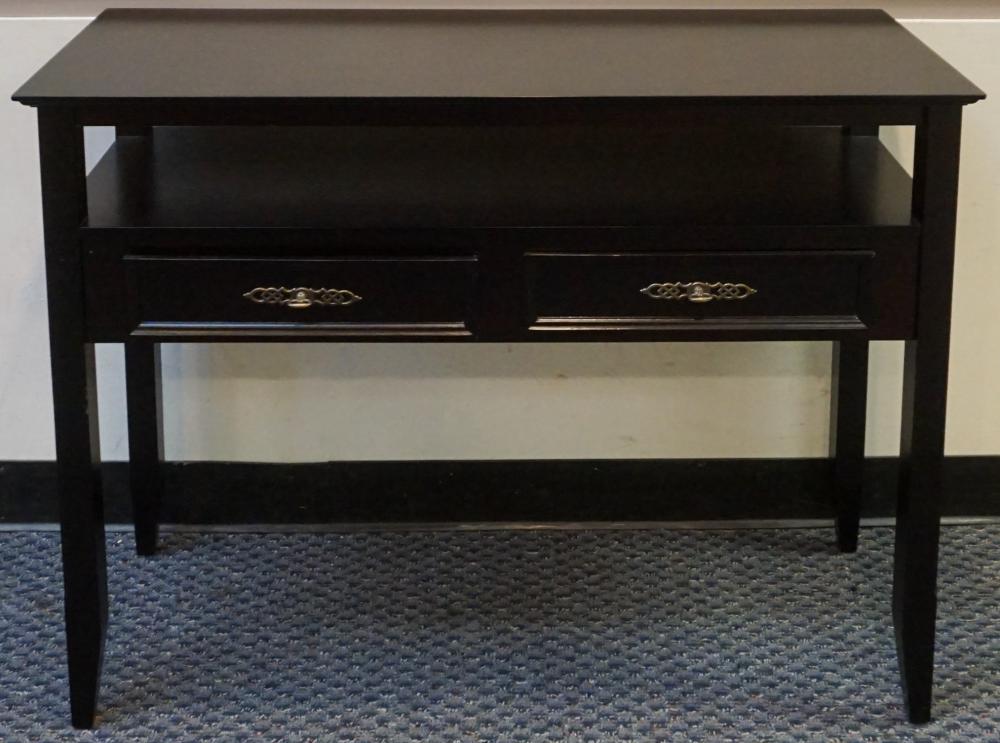 EBONIZED FRUITWOOD SOFA TABLE  32f7af