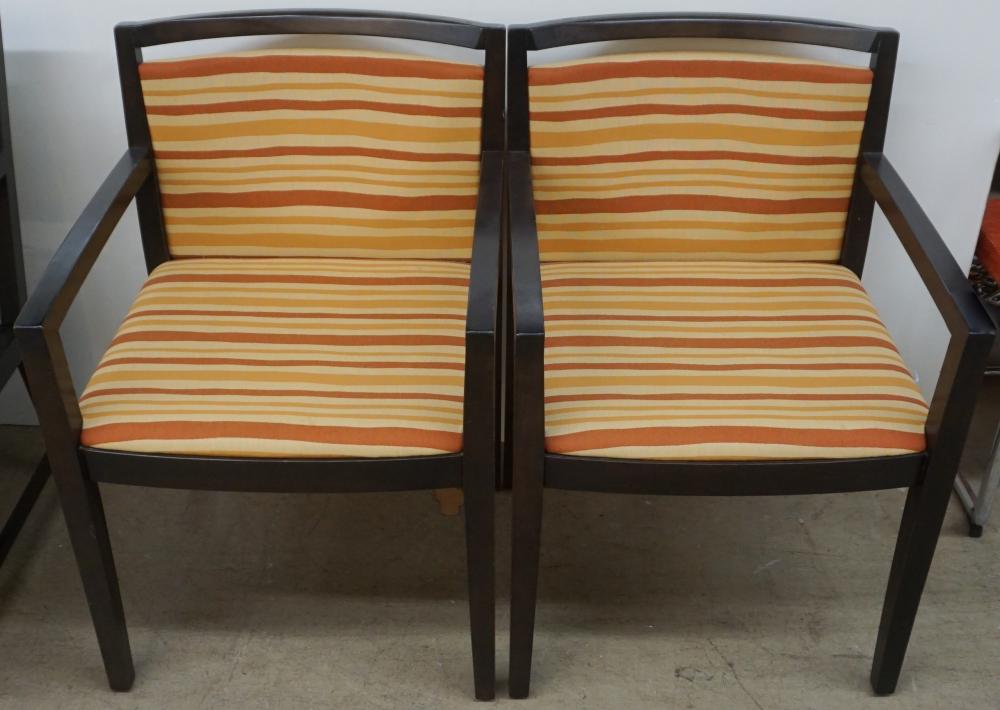PAIR RICCHIO FOR KNOLL UPHOLSTERED 32f7a8