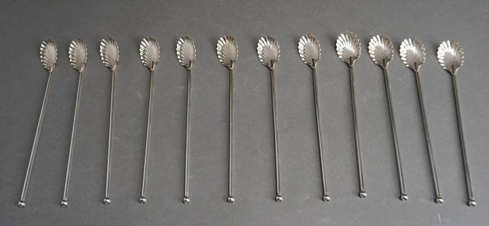 SET OF 12 STERLING SILVER SIPPING