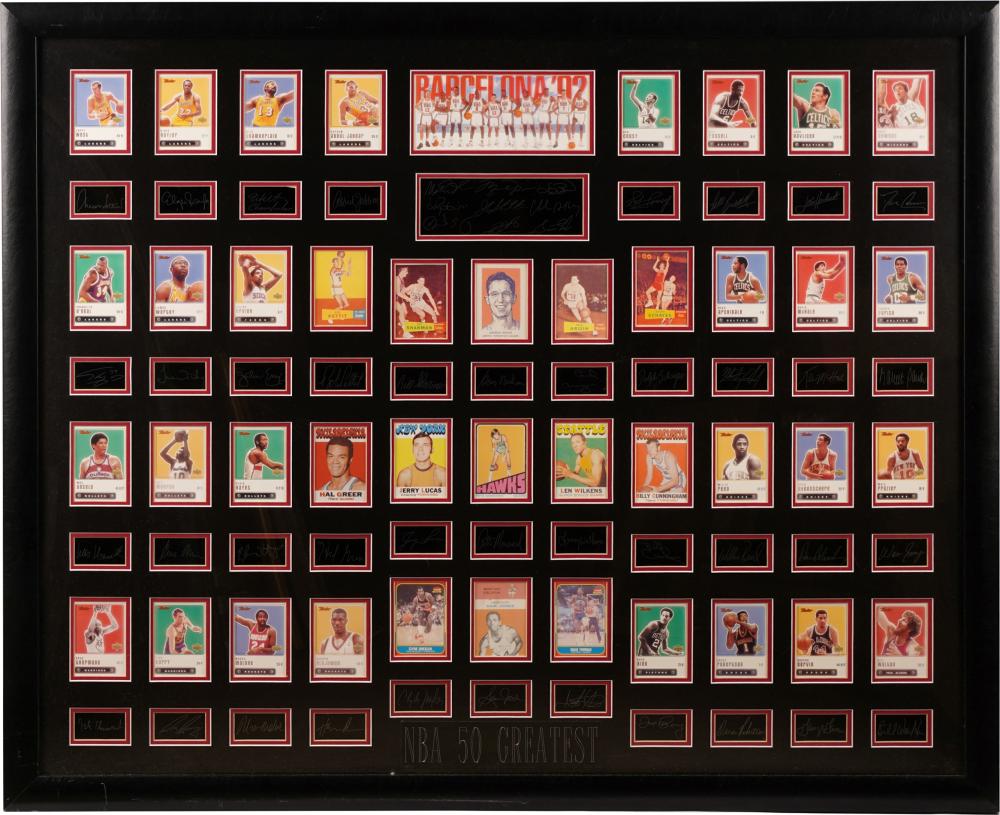 NBA 50 GREATEST BASKETBALL CARDS