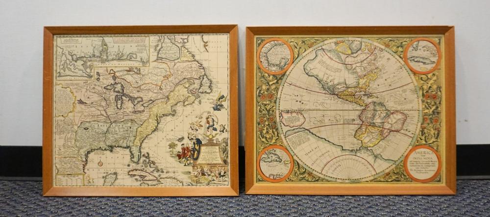 TWO MAPS OF THE AMERICAS, FRAME: