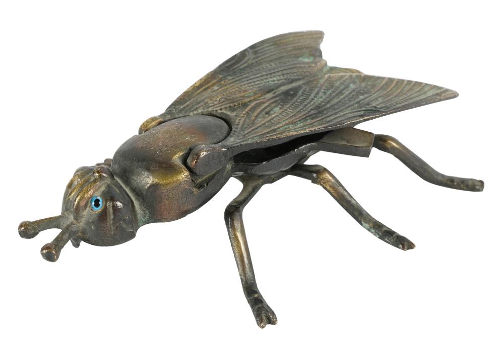 BRASS INSECT FIGUREwith hinged