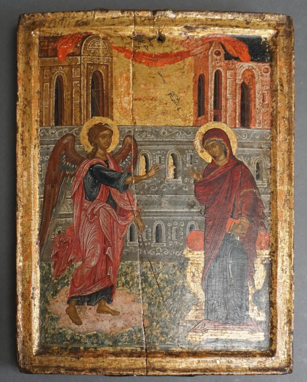 GREEK ICON OF THE ANNUNCIATION