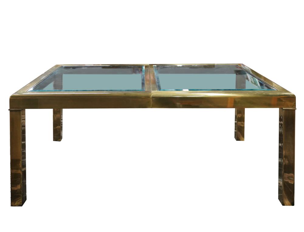 BRASS GLASS EXTENDING DINING 32fb72