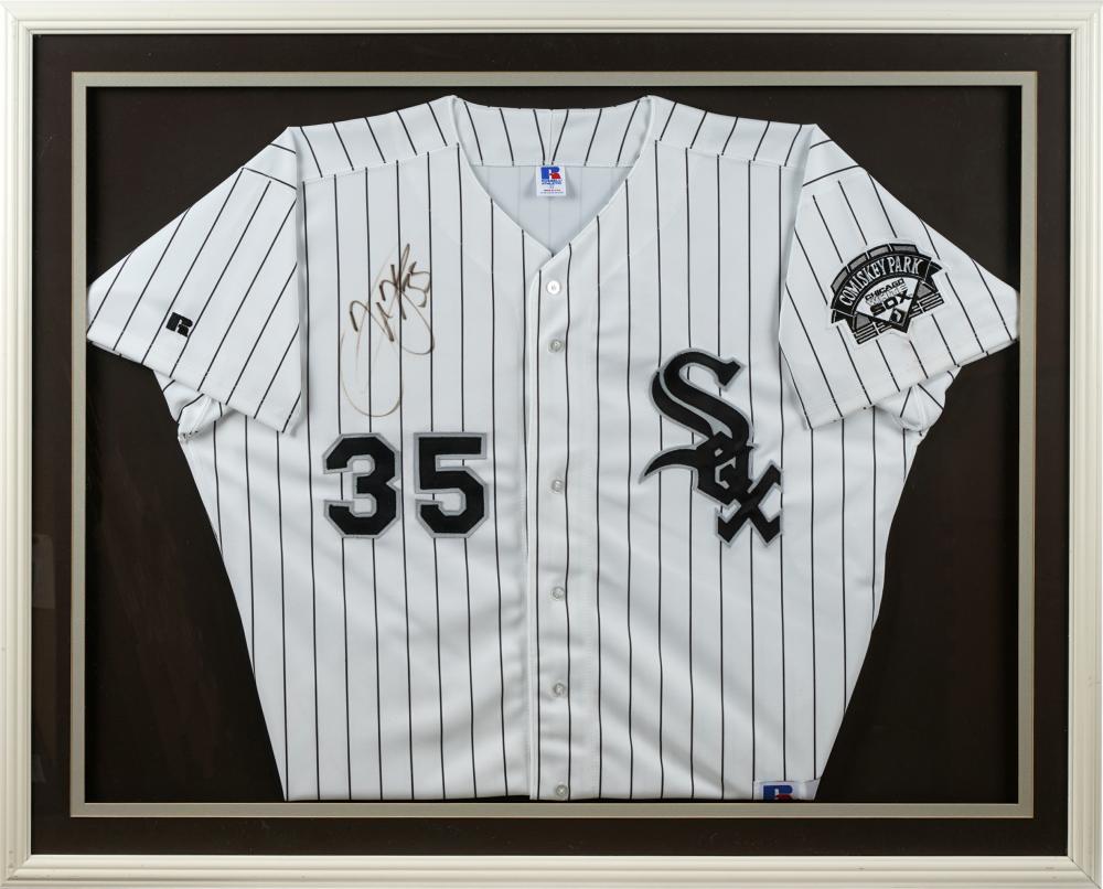 FRANK THOMAS SIGNED CHICAGO WHITE