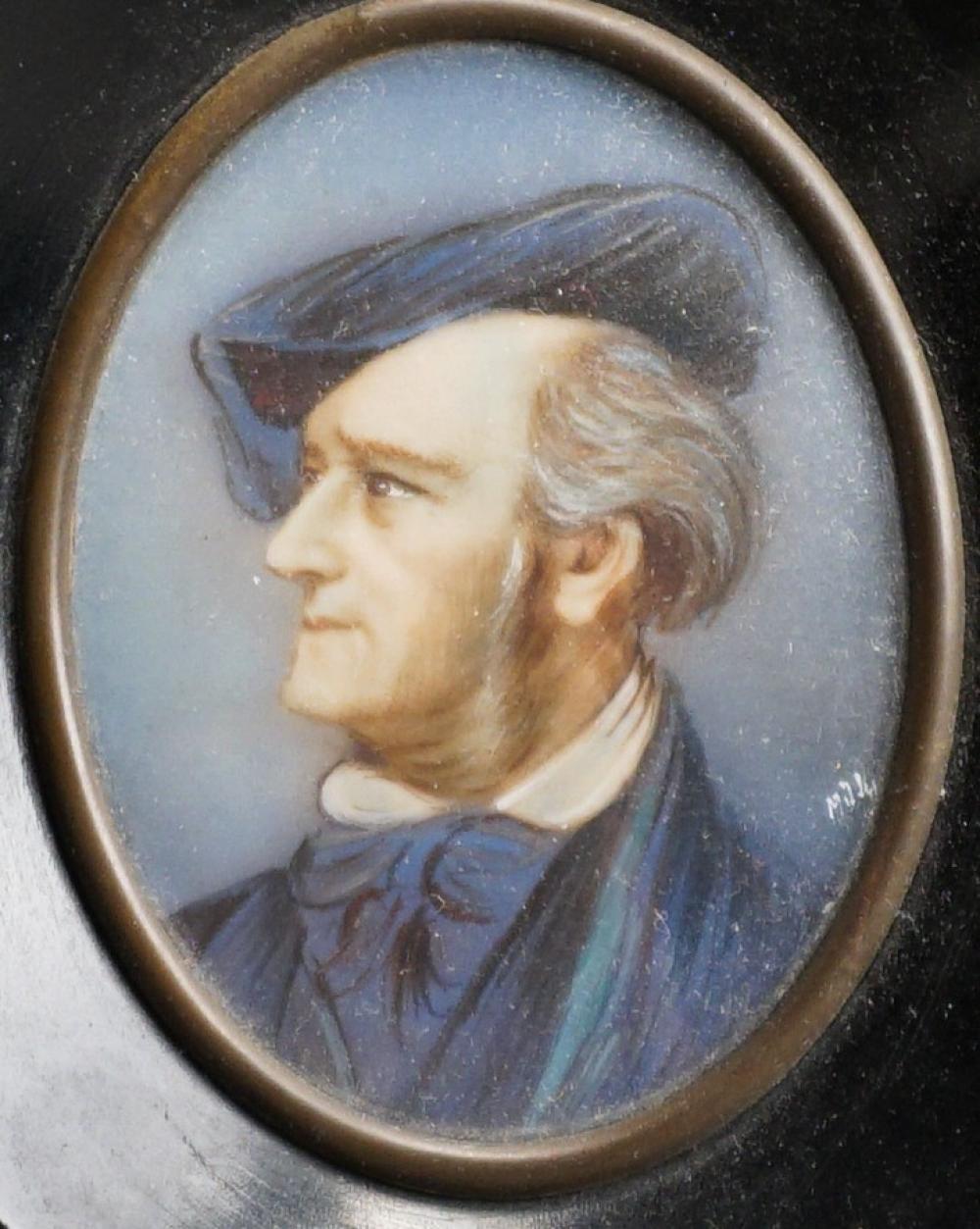 CONTINENTAL MINIATURE PORTRAIT OF WILHELM