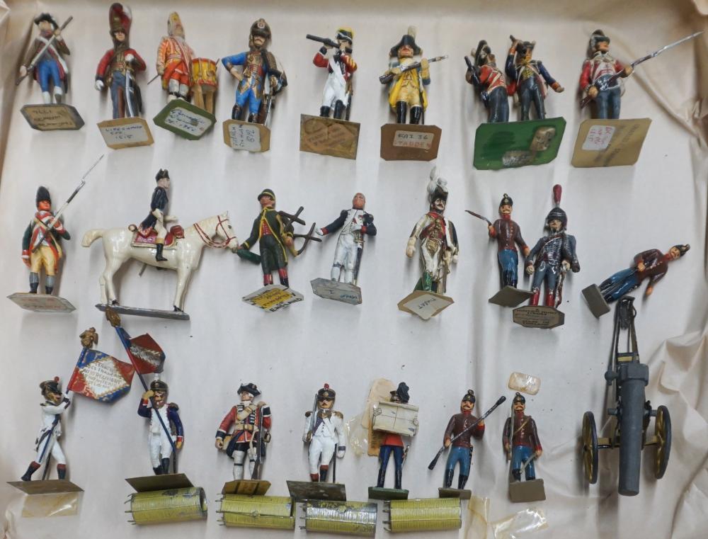 COLLECTION OF TWENTY-THREE PAINTED