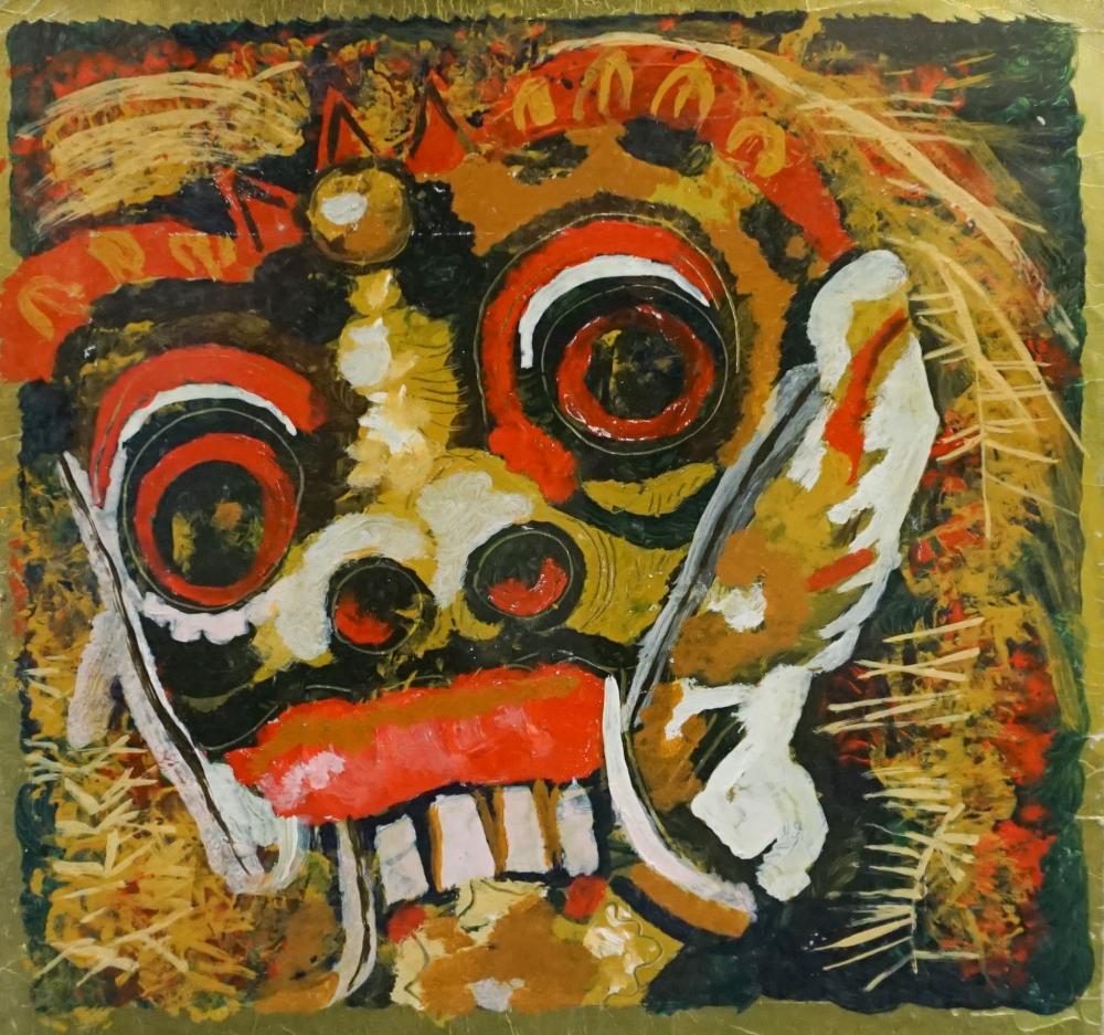 EXPRESSIONIST PORTRAIT OF MASKED