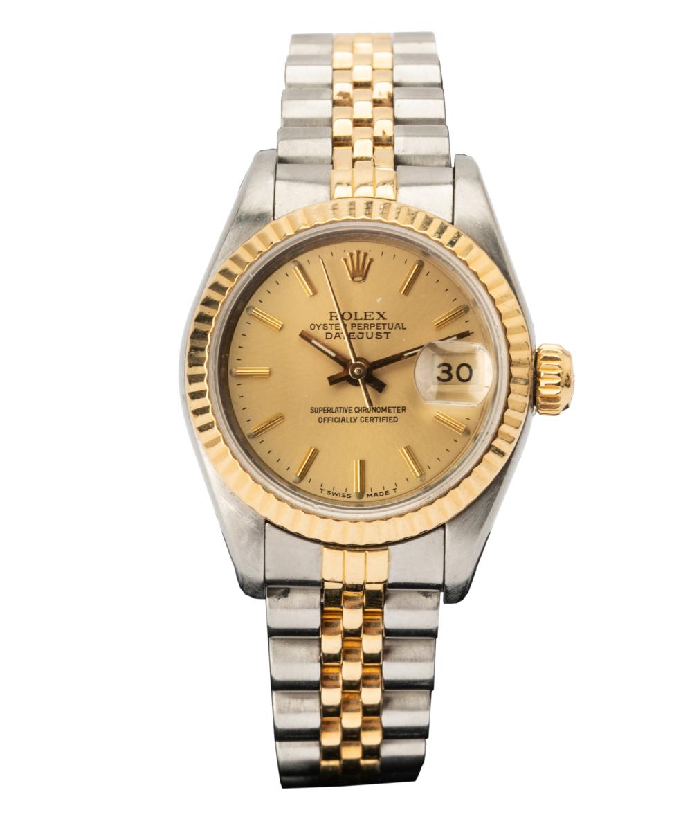 ROLEX 18 KARAT YELLOW GOLD STAINLESS 32fccc