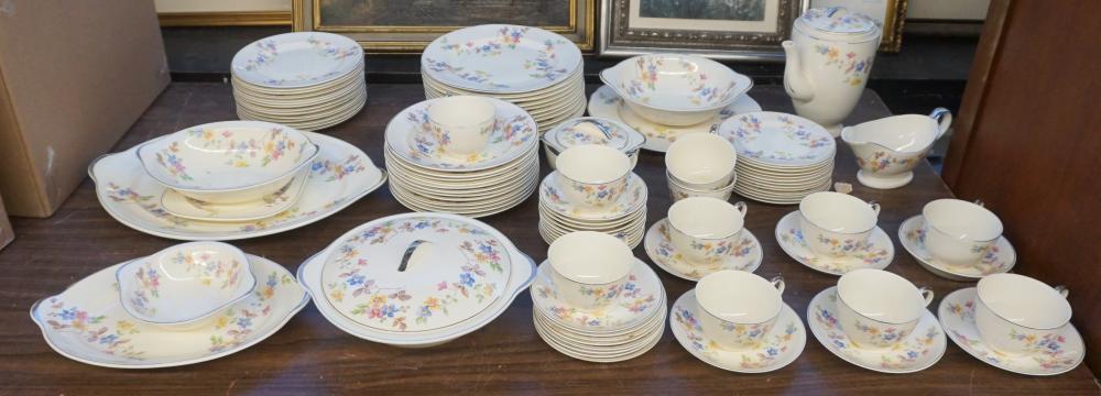 FLORAL DECORATED PORCELAIN TABLE