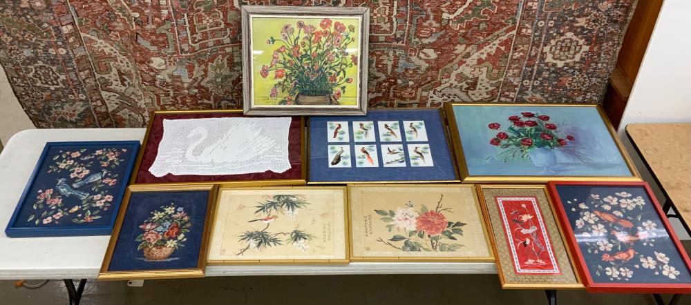 COLLECTION OF TEN BOTANICAL AND