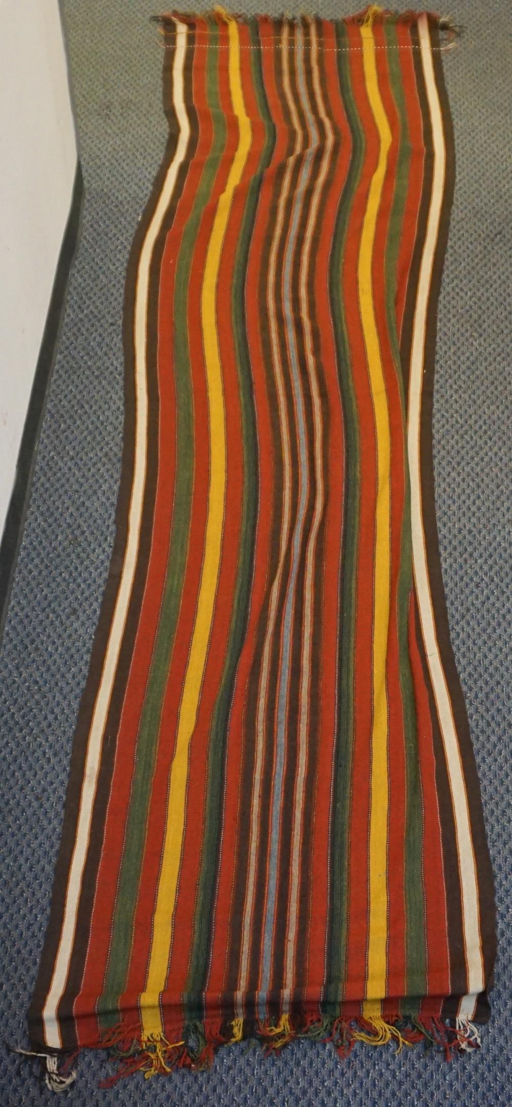 STRIPED WOOL KILIM 13 FT 3 IN X