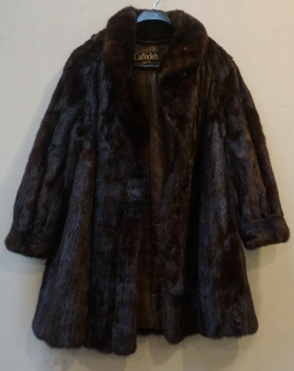 GARFINCKELS BROWN MINK COATGarfinckels 32fdc3