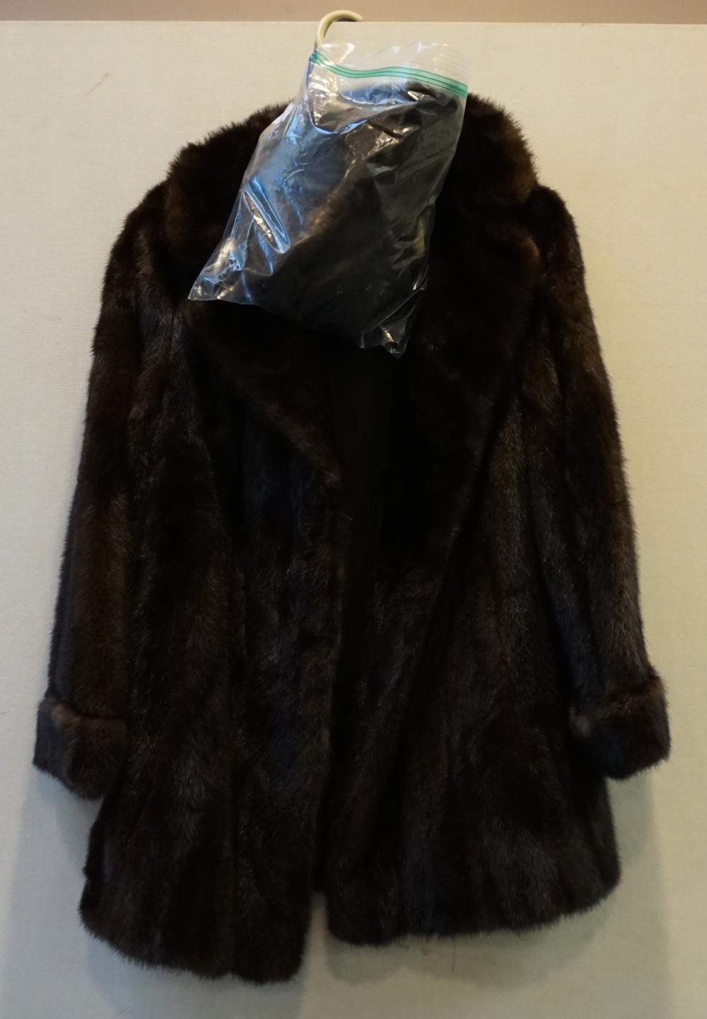 MINK FUR COAT WITH HATMink Fur Coat