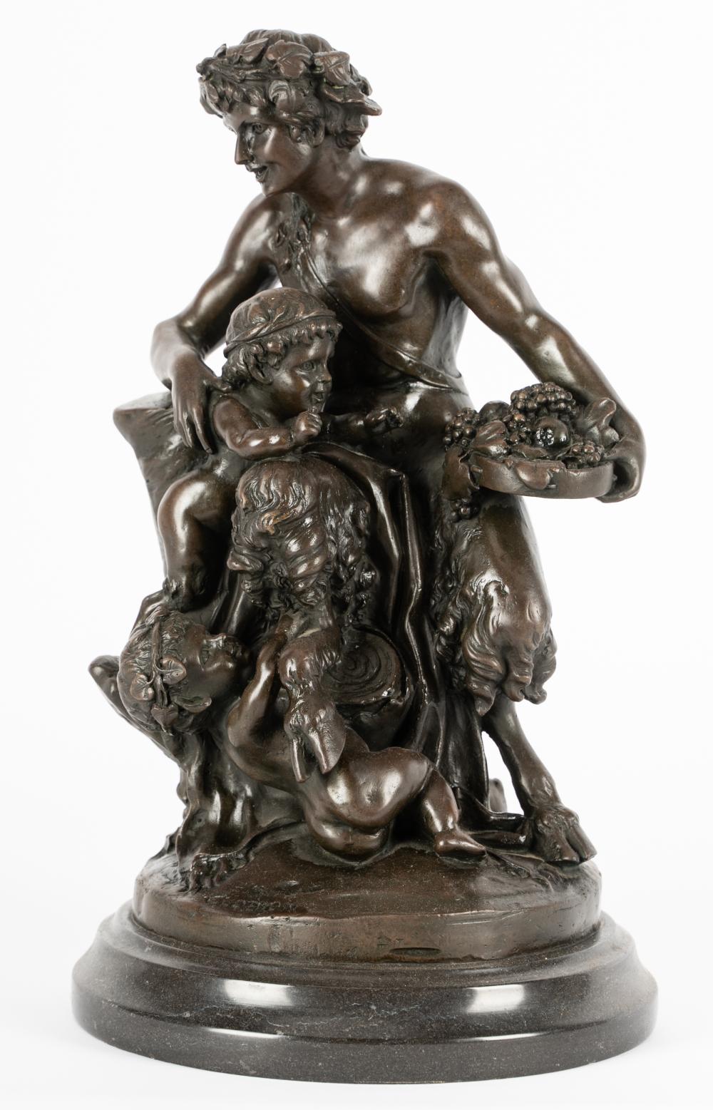 AFTER CLODION: FIGURAL GROUPbronze