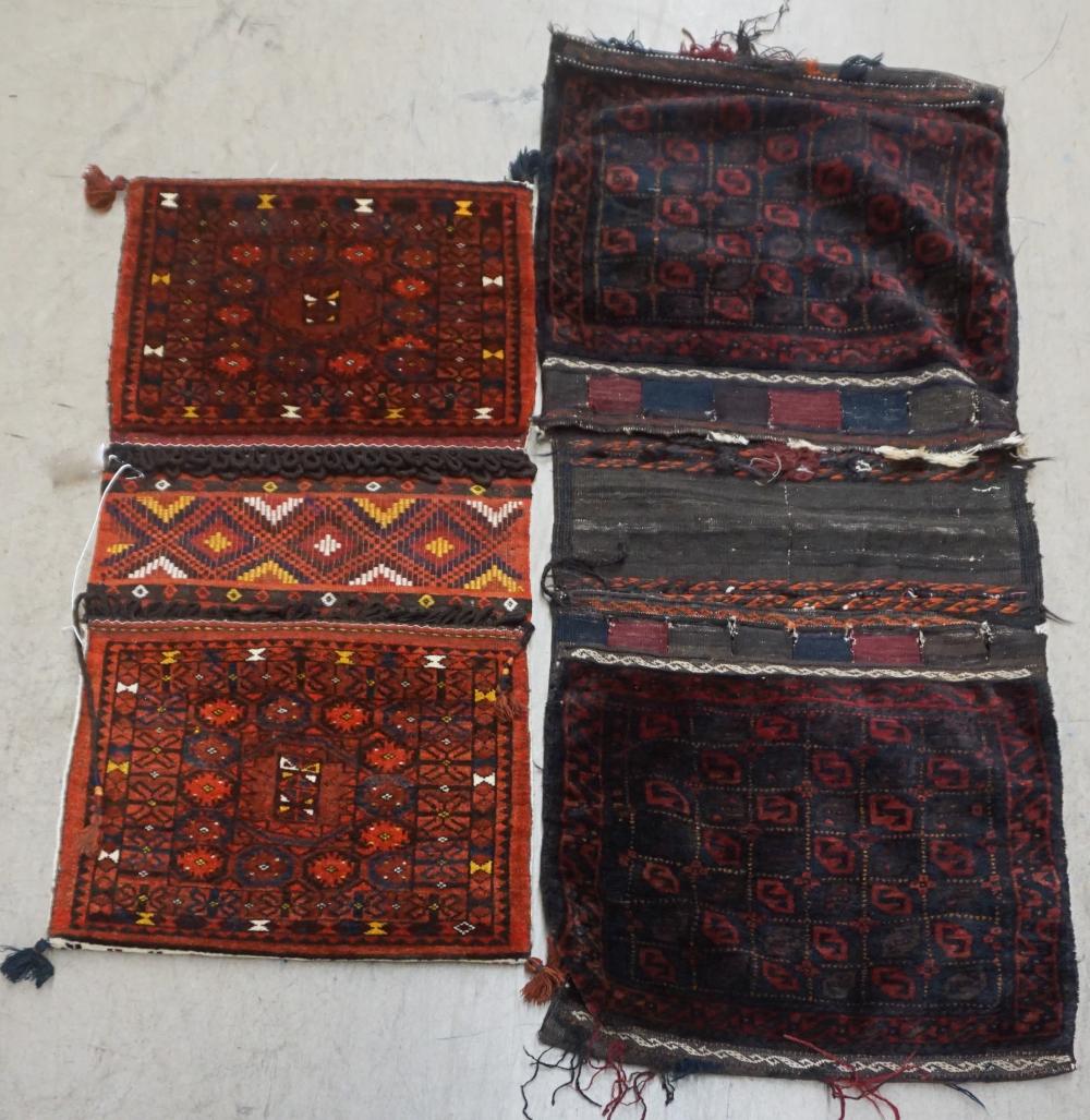 TWO AFGHAN SADDLE BAGS LARGER  32fe82