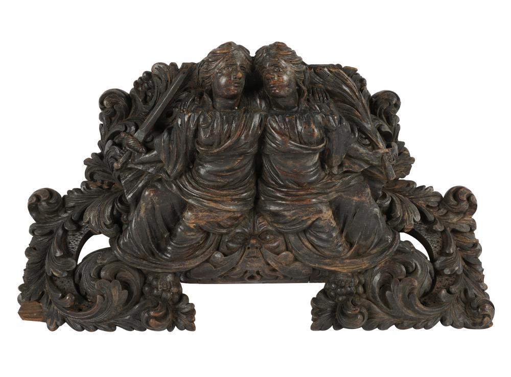 CONTINENTAL CARVED WOOD ARCHITECTURAL 32fef5