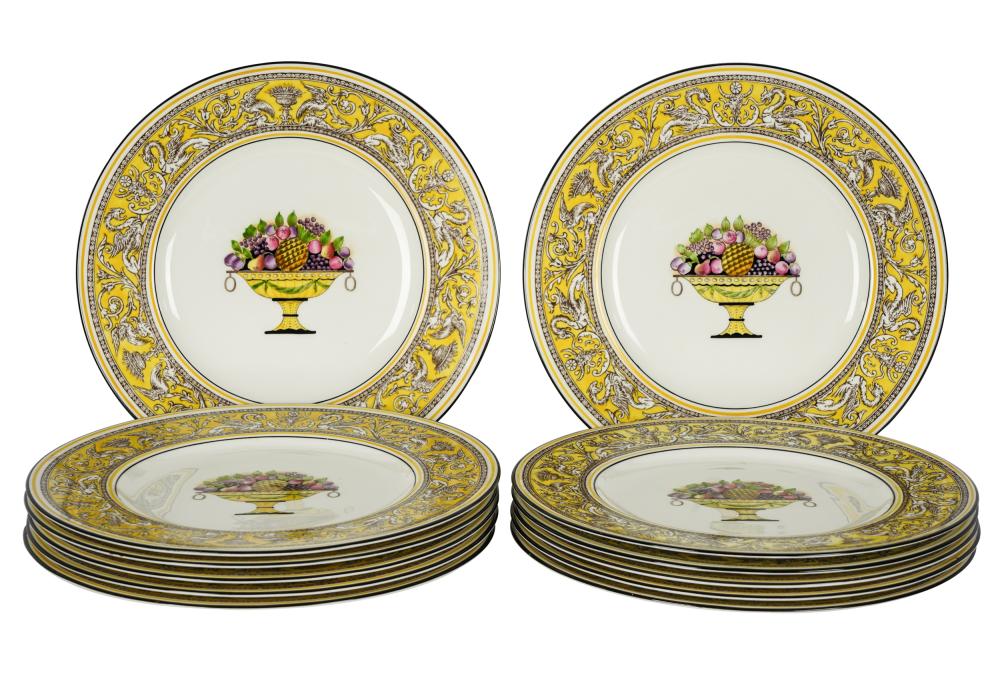 SET OF 12 WEDGWOOD PORCELAIN PLATESprinted 32ff5a