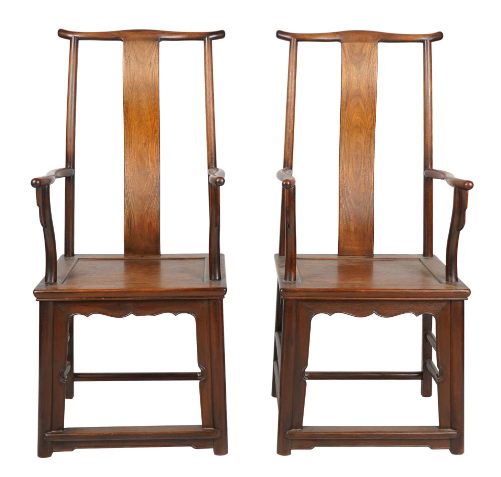 PAIR OF CHINESE HARDWOOD ARMCHAIRSeach 32ff7f