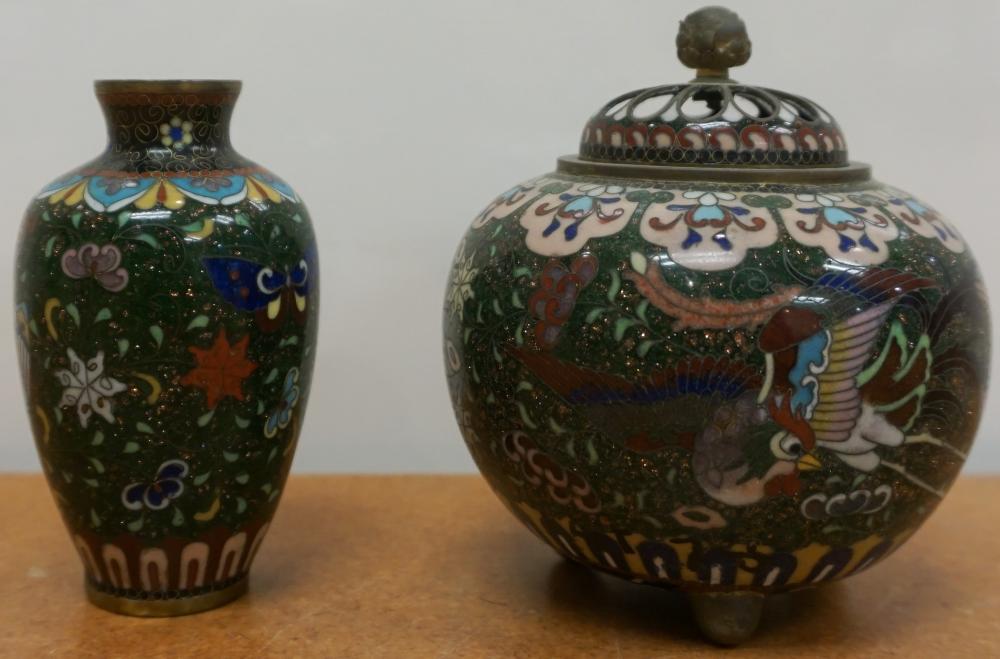 JAPANESE CLOISONNE GINBARI ENAMEL