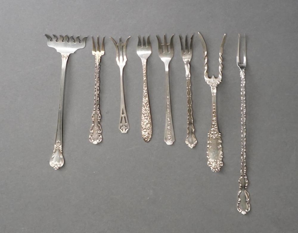 EIGHT ASSORTED AMERICAN STERLING