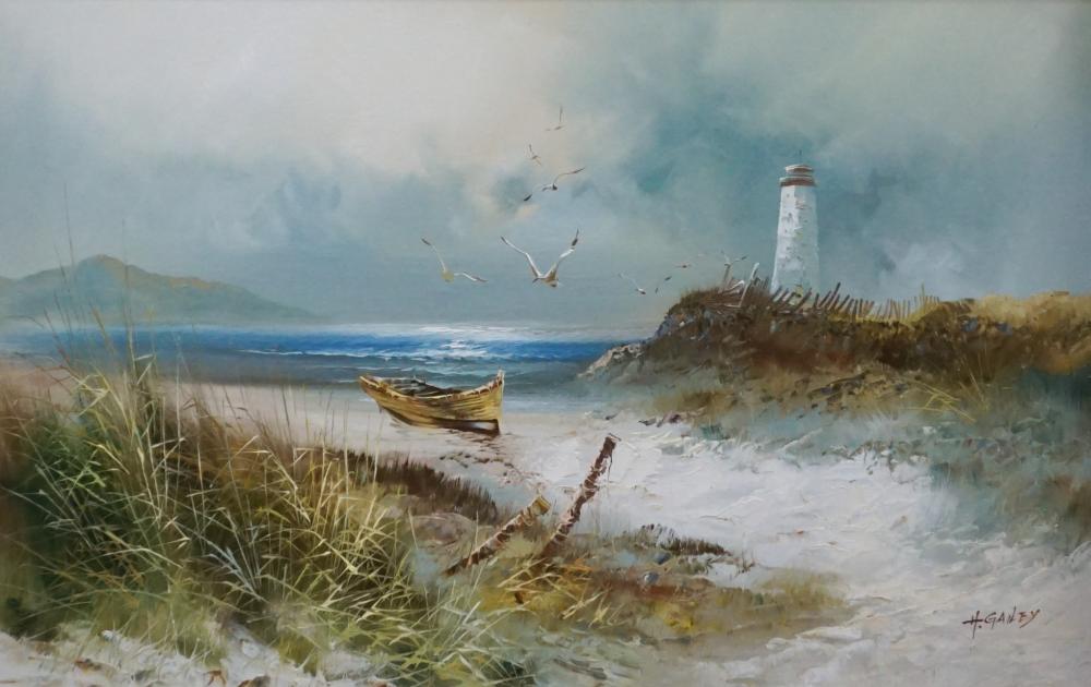 H. GAILEY, LIGHTHOUSE ON THE SHORE,