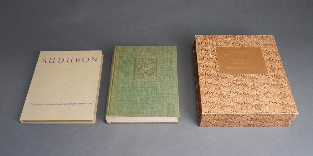 THREE VOLUMES ON JJ AUDUBON AND 33005c