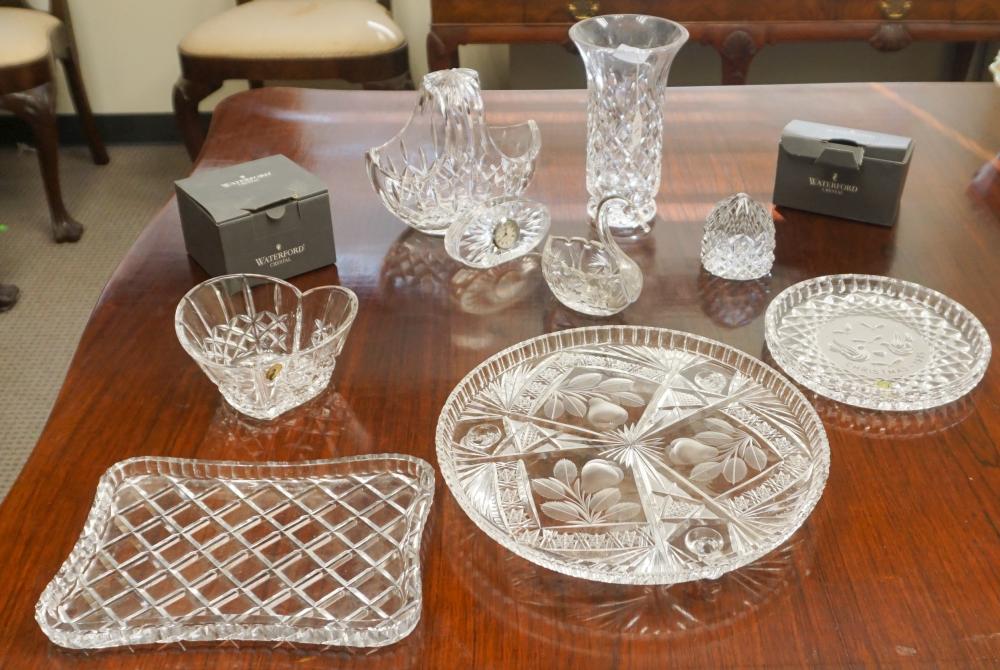 GROUP OF WATERFORD AND OTHER CRYSTAL