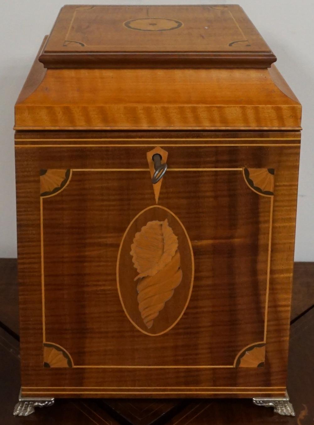 GEORGE III STYLE INLAID MAHOGANY