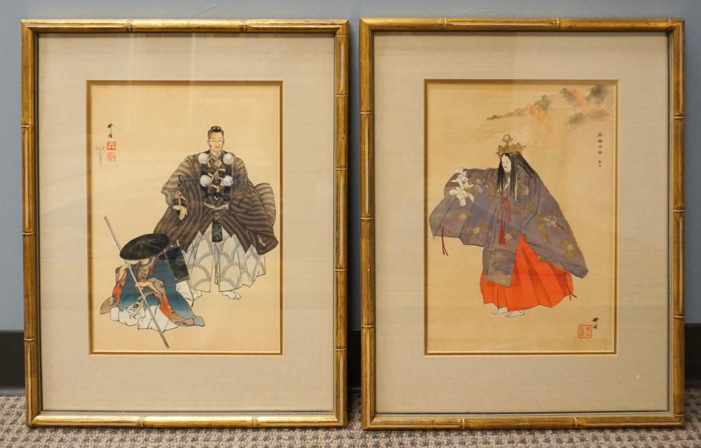 PAIR OF JAPANESE WOODBLOCK PRINTS 3300d6