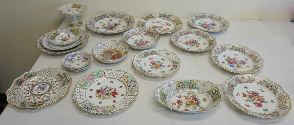 GROUP OF MOSTLY GERMAN (DRESDEN) PIERCED