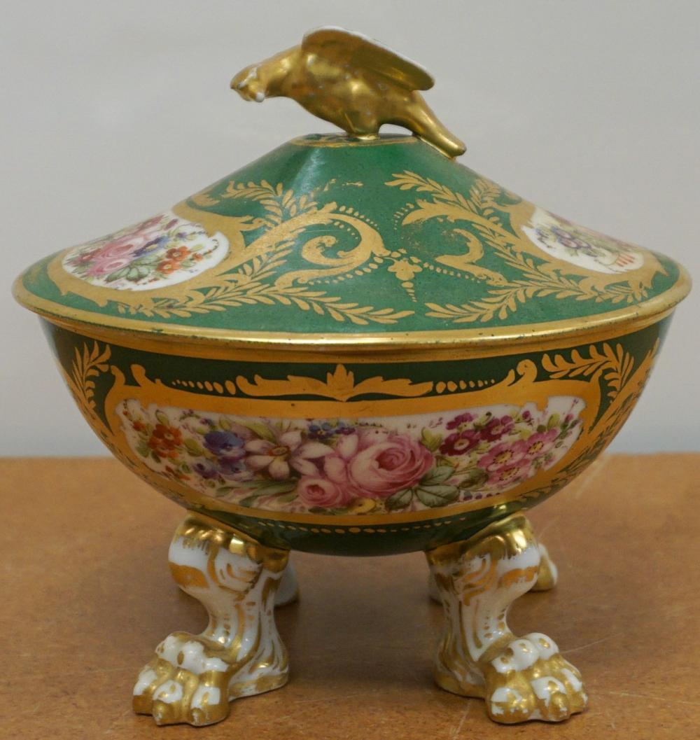 SEVRES TYPE GILT AND FLORAL DECORATED 330144