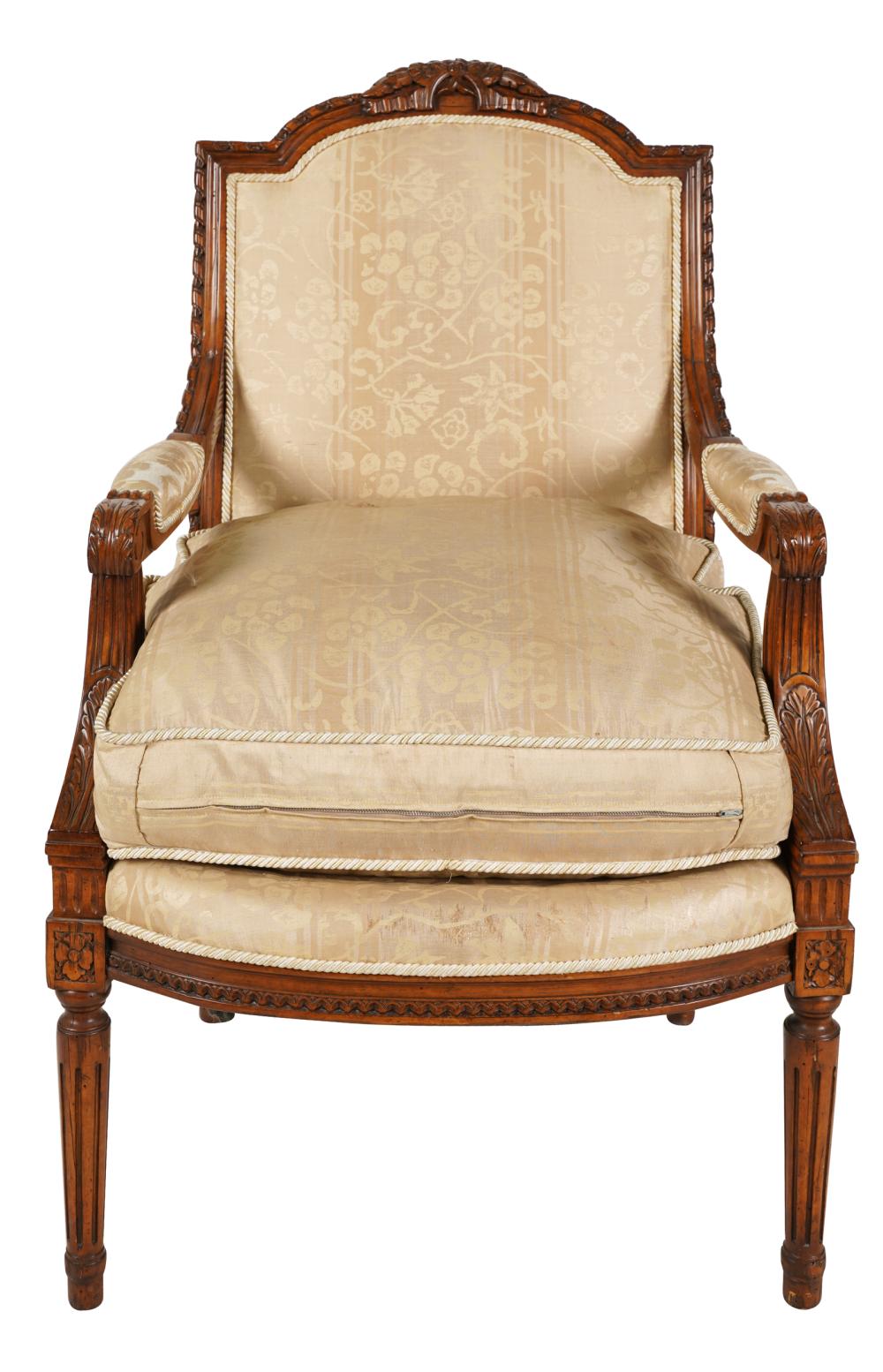 LOUIS XVI STYLE CARVED WALNUT 330182